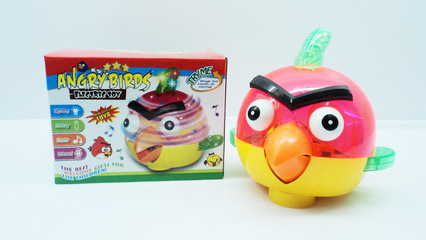 熱銷新品 電動(dòng)萬向燈光音樂憤怒的小鳥，引領(lǐng)模型玩具新潮流